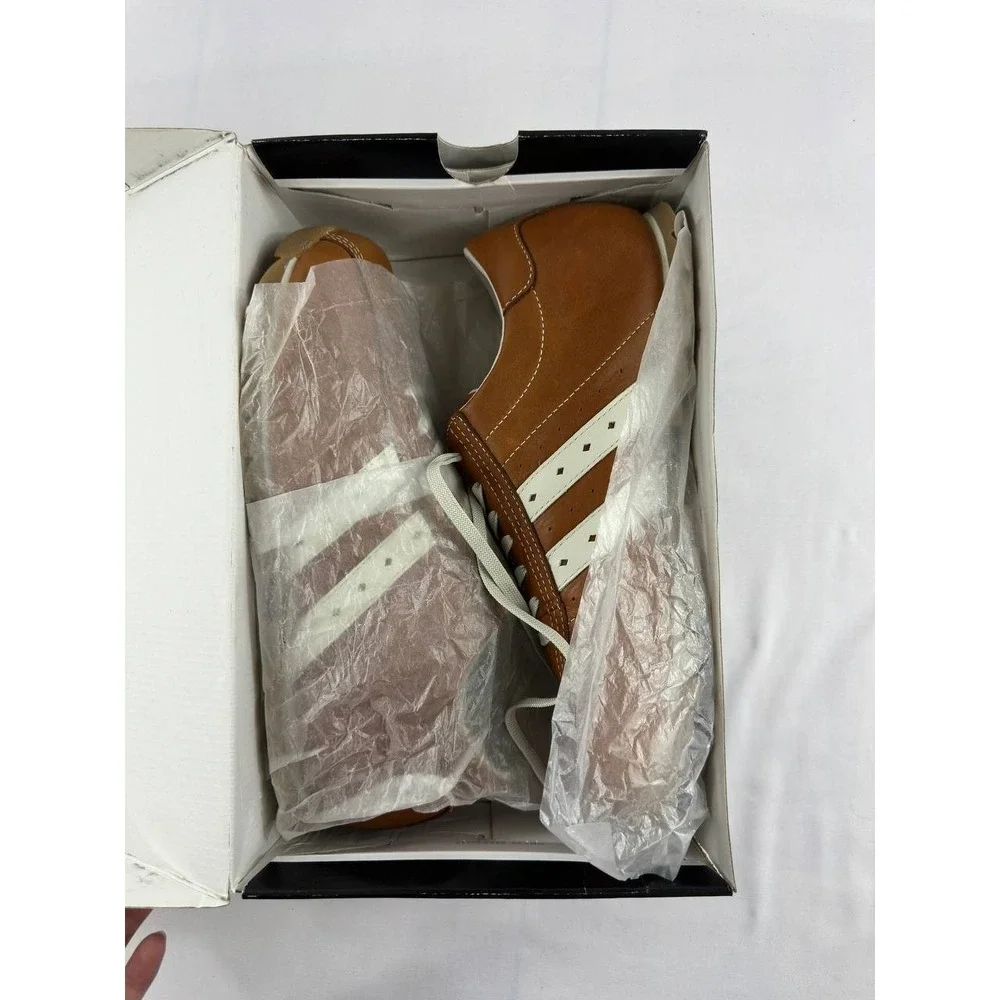 Vintage Y2K GBX Juice Leather Casual Shoes Brown Men's Size 12